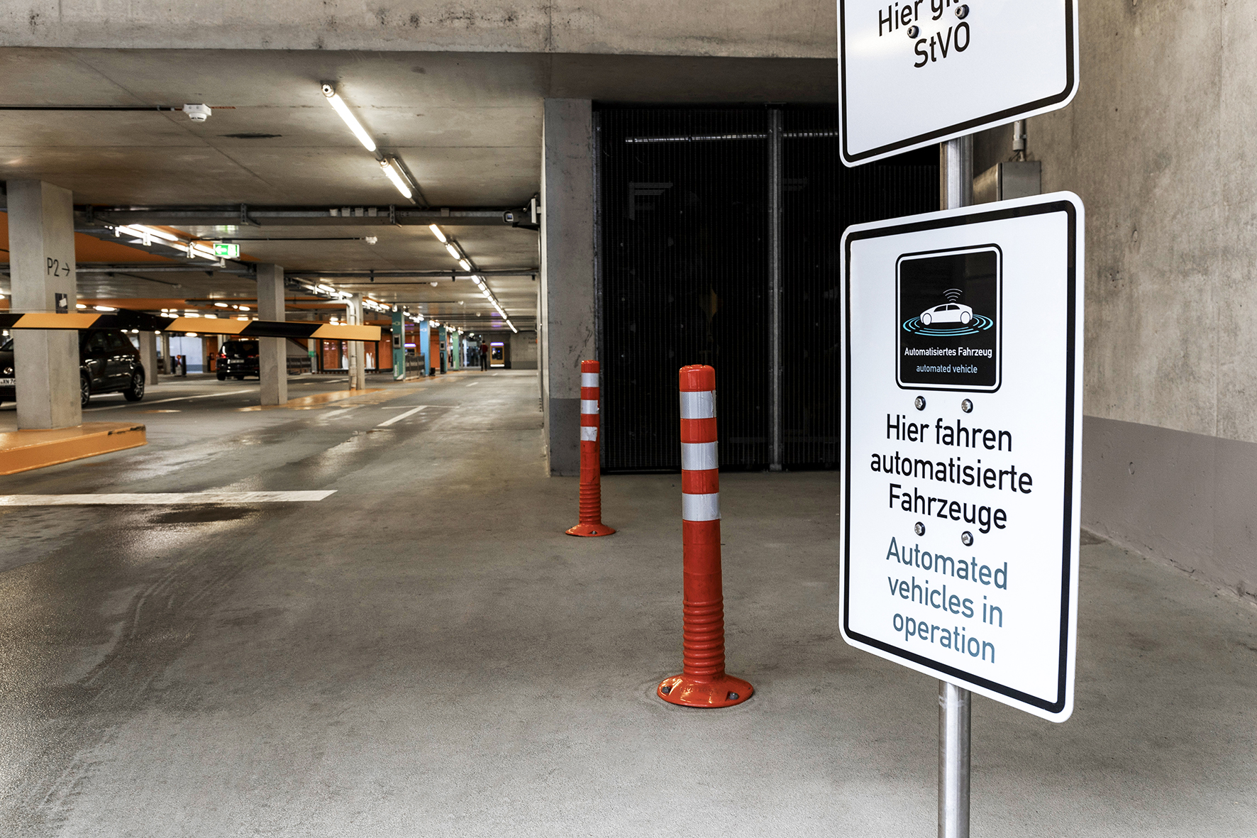 The parking garage of the future with automated valet parking