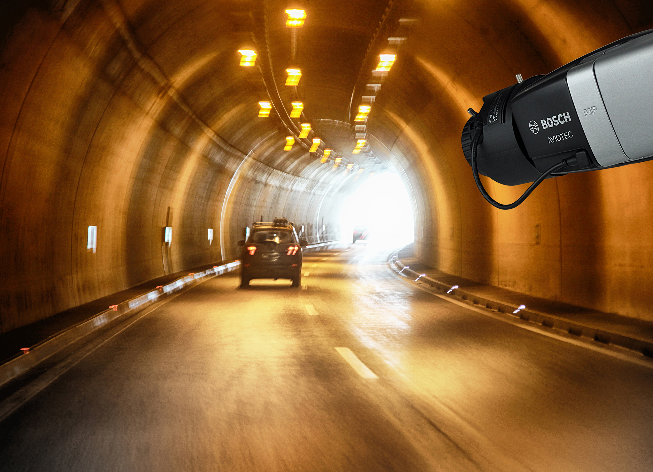 Videobasierte Branderkennung AVIOTEC von Bosch nun auch in Tunneln einsetzbar