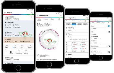 Deepfield Connect Field Monitoring App. Der treue Begleiter durch die ganze Saison.