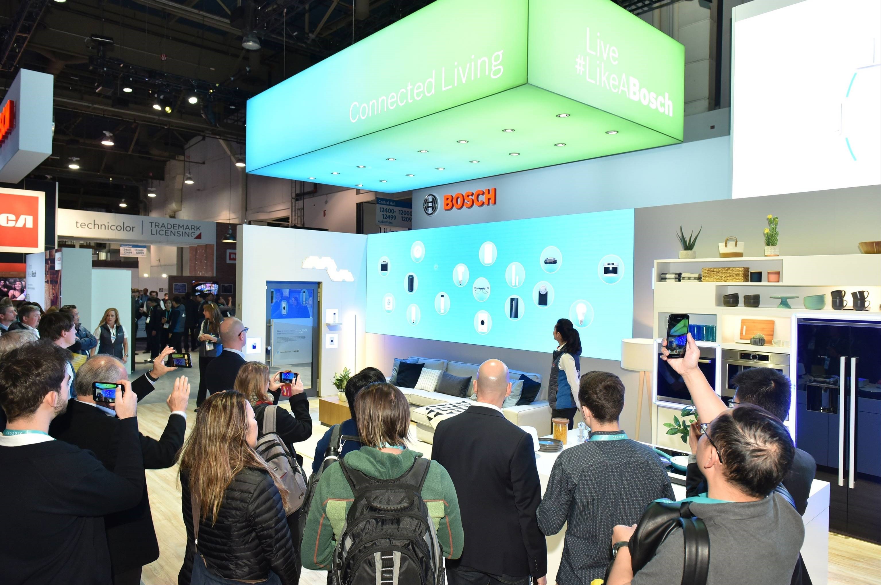 Bosch booth at CES 2020