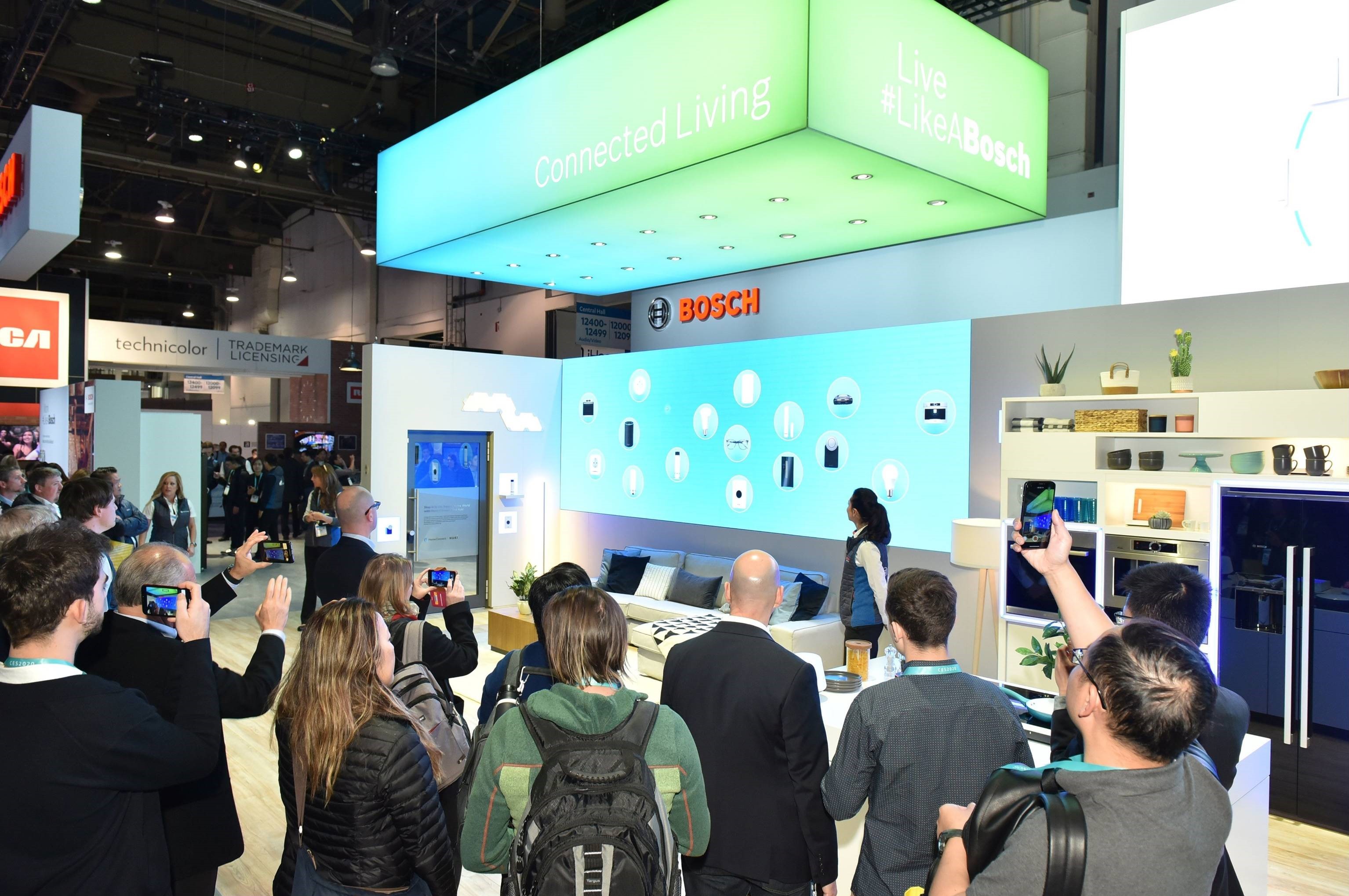 Bosch Messestand auf der CES 2020