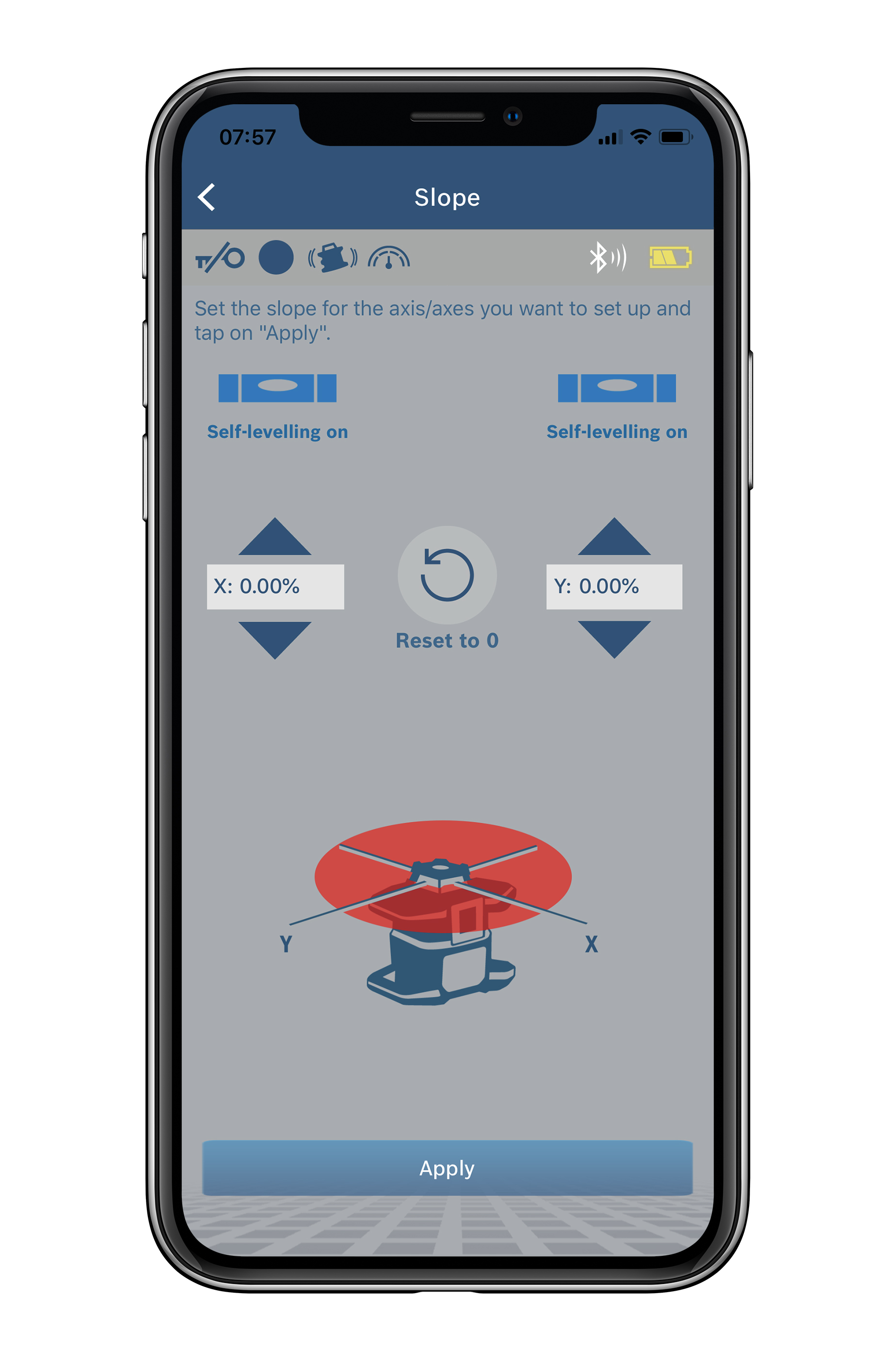 More control per Levelling Remote App: New rotation laser from Bosch for professionals