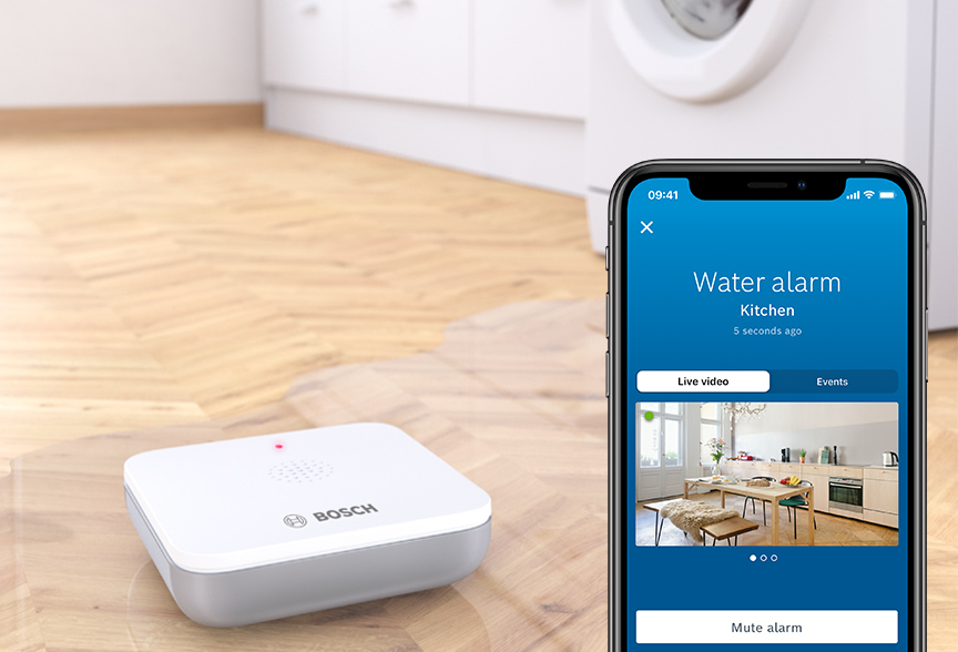 The Bosch Smart Home water detector