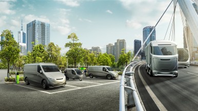 Stadt, Land, Autobahn: Bosch bereitet dem klimaneutralen Transport den Weg