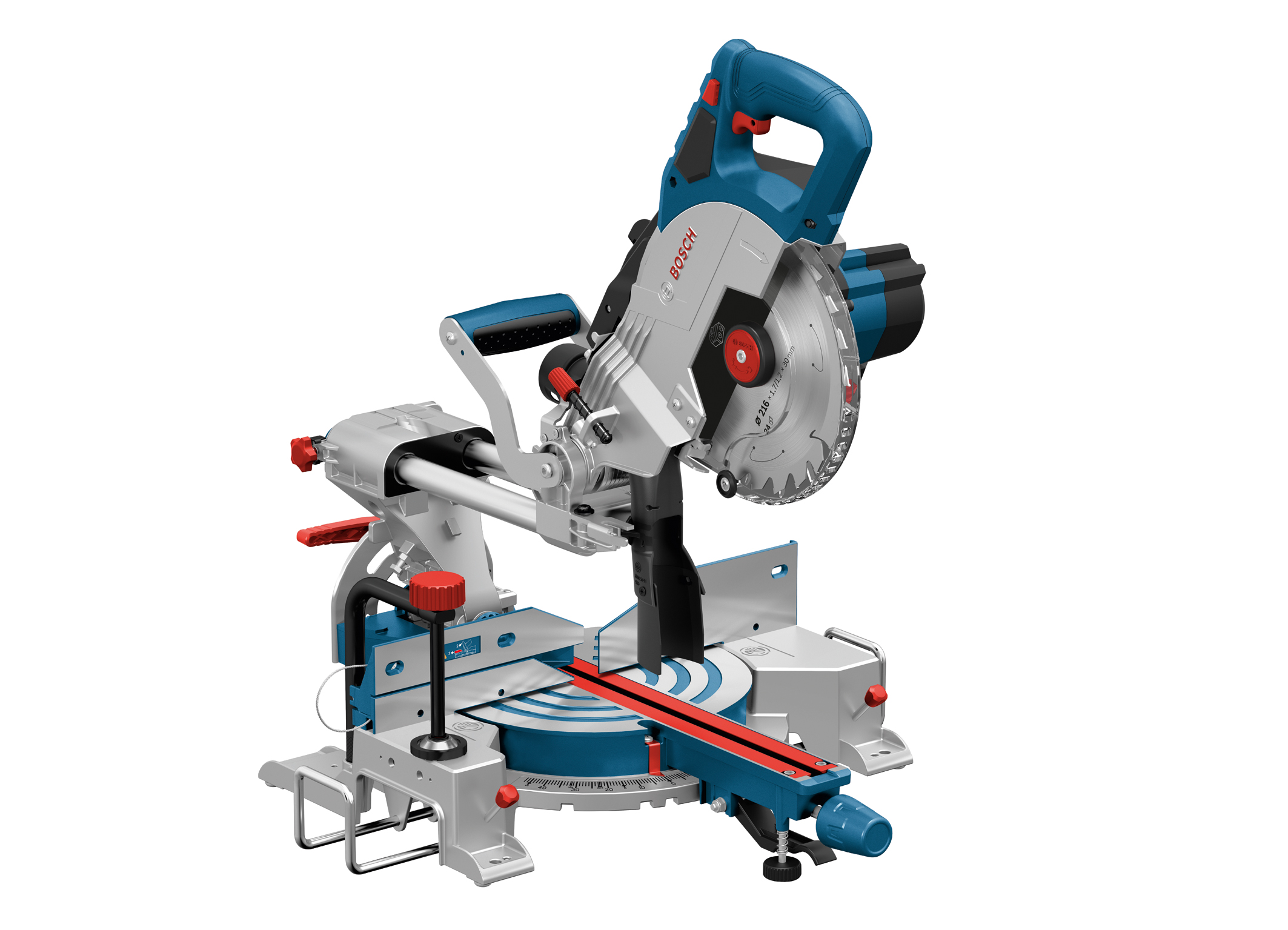 Powerful tool for mobile use:  Cordless GCM 18V-216 Professional sliding miter saw from Bosch for professionals