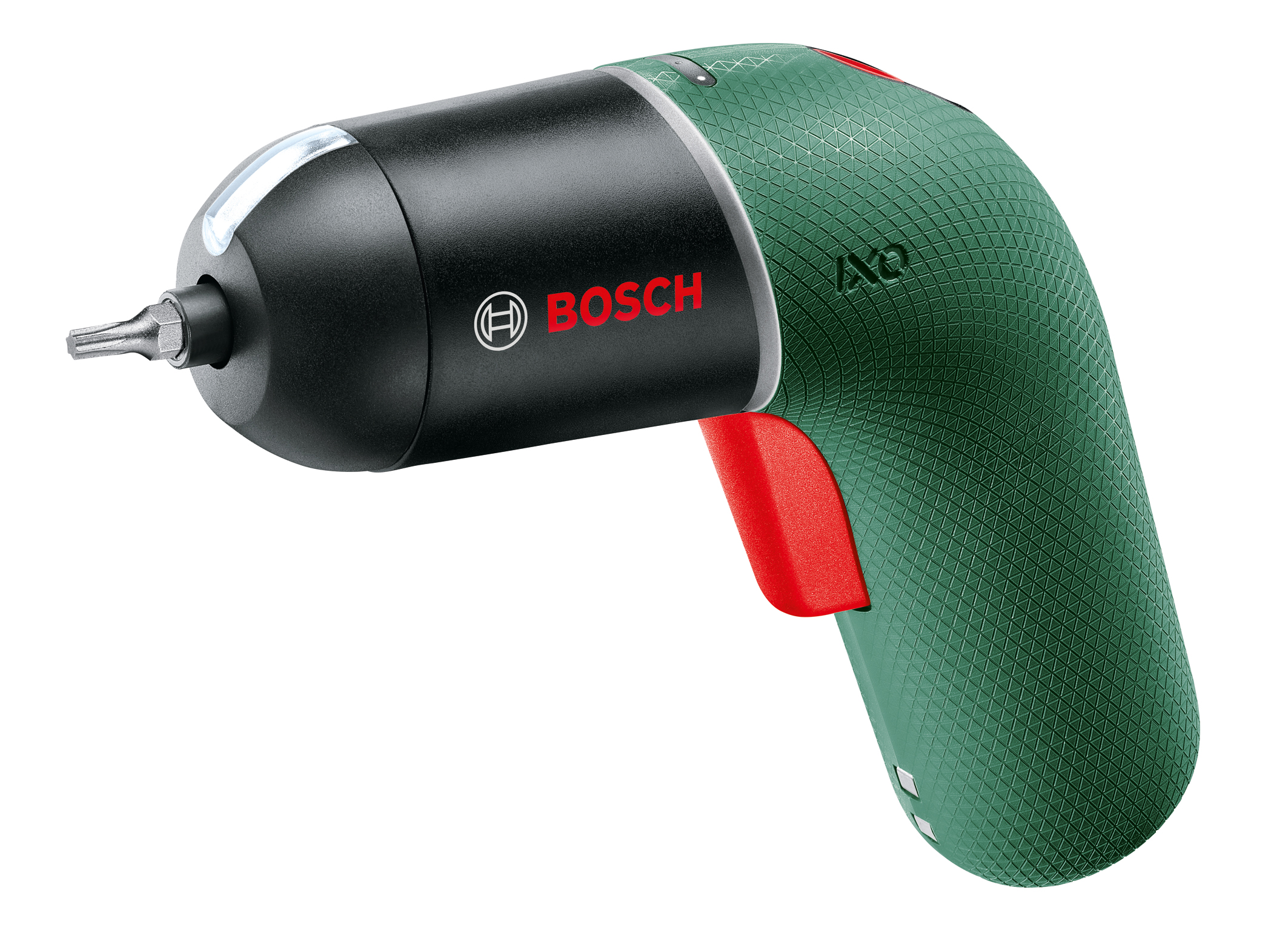 BOSCH IXO V FULL KIT 3.6V 1.5Ah Li-Ion Cordless Screwdriver with Angle and  Off-Set Attachments and 10 Bits