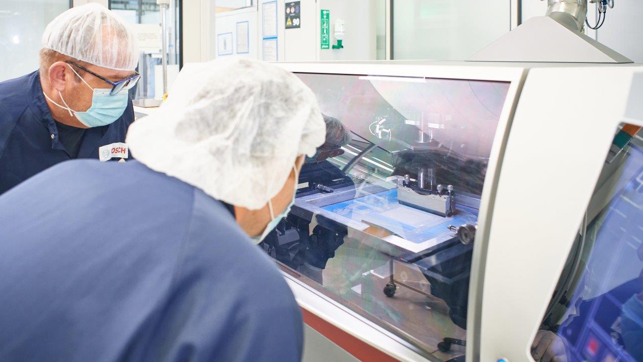 Production of solid oxide fuel cells at the Bosch site in Bamberg