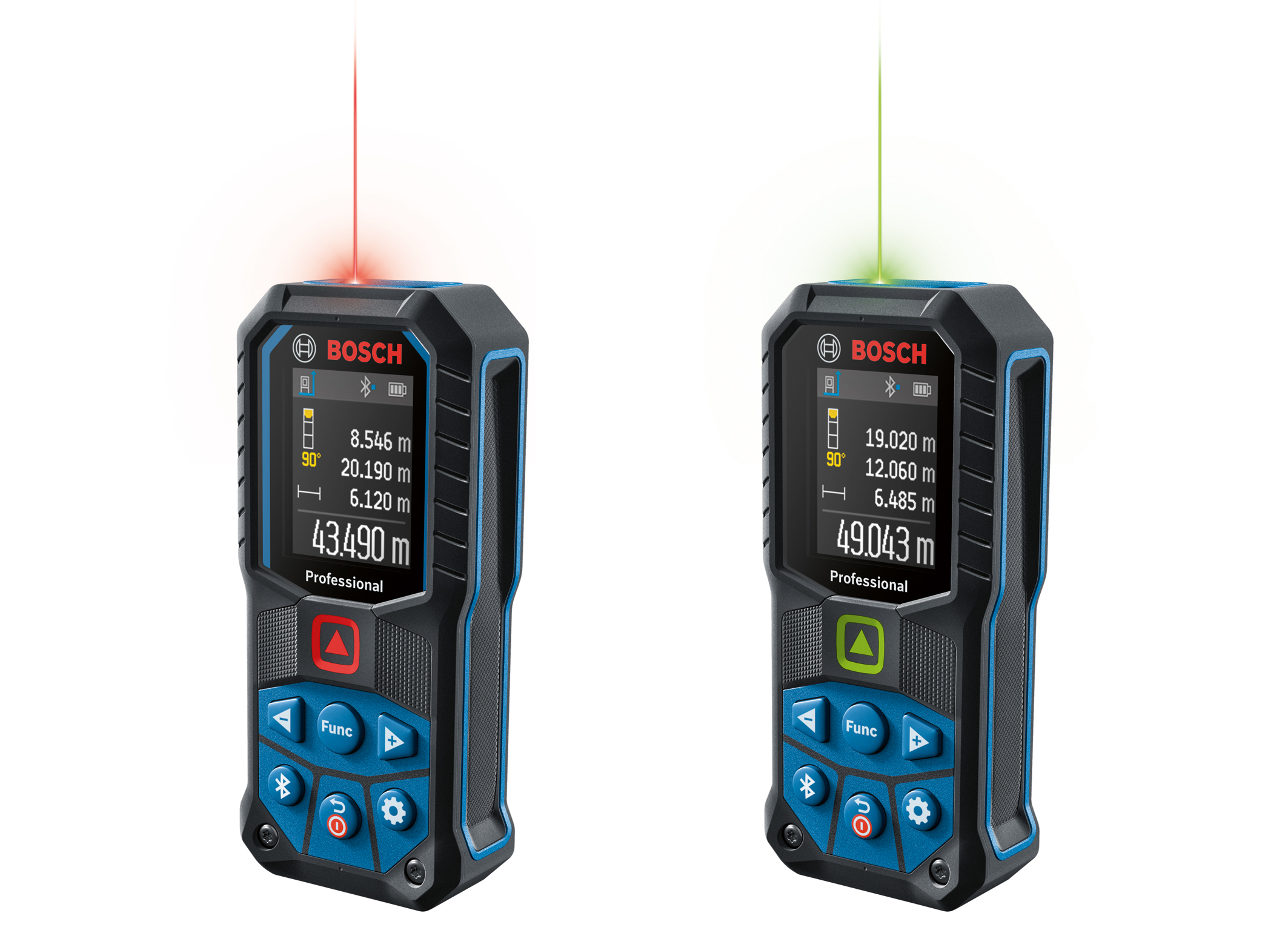 Accurate measuring, easy reading, wireless transfer: Robust laser measures from Bosch for Professionals