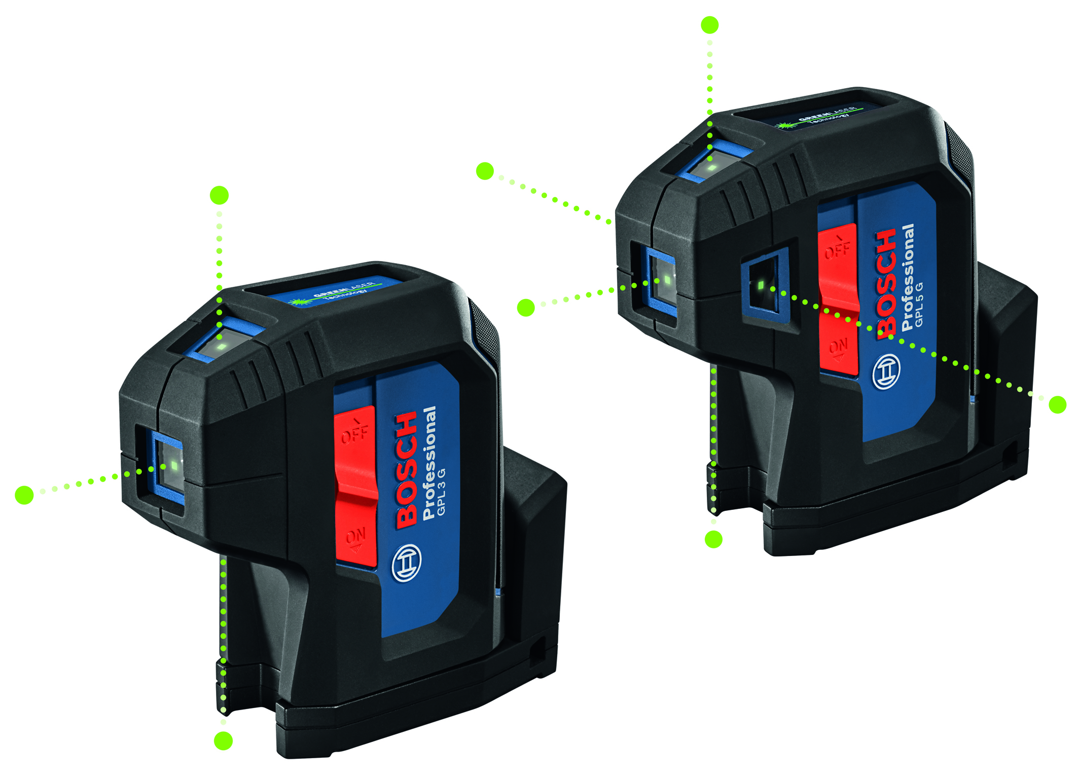 More robust than ever for use on construction sites: New Bosch point laser generation for professionals