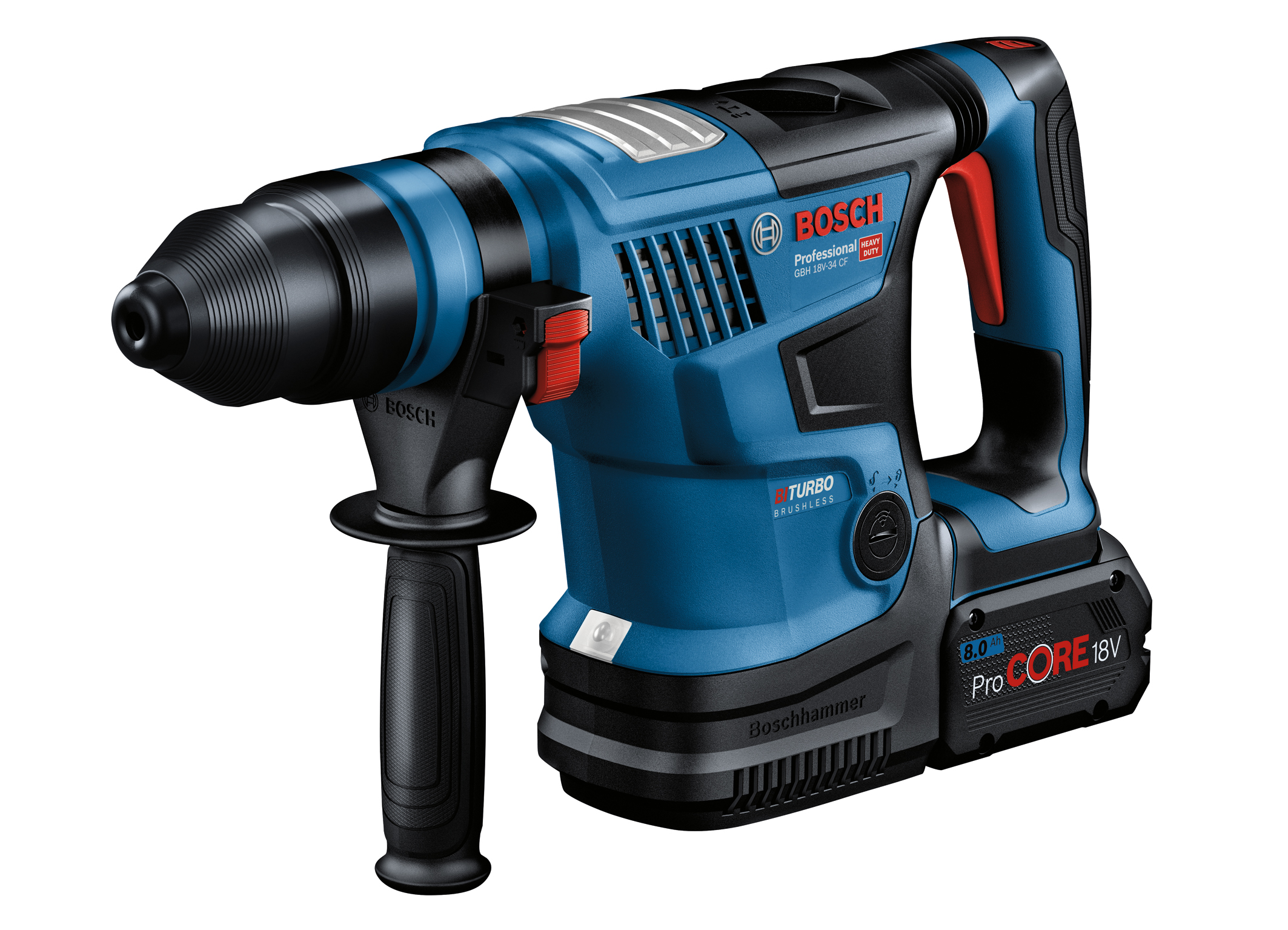 Most powerful cordless rotary hammer with SDS plus: New Biturbo hammer from Bosch for professionals