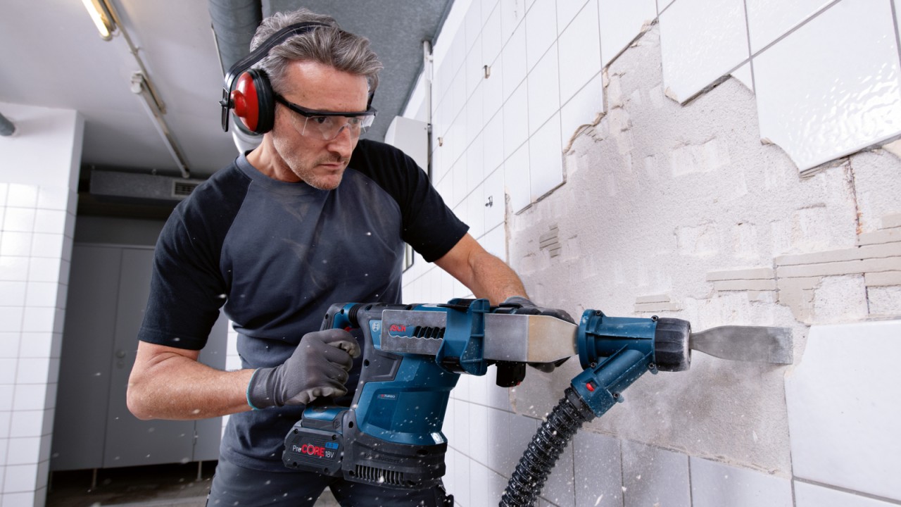 Leistungsstärkster AkkuBohrhammer mit SDS plus Neuer BiturboHammer