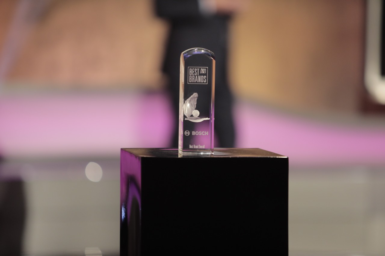 Bosch Power Tools gewinnt Best Brands Award 2021 in der