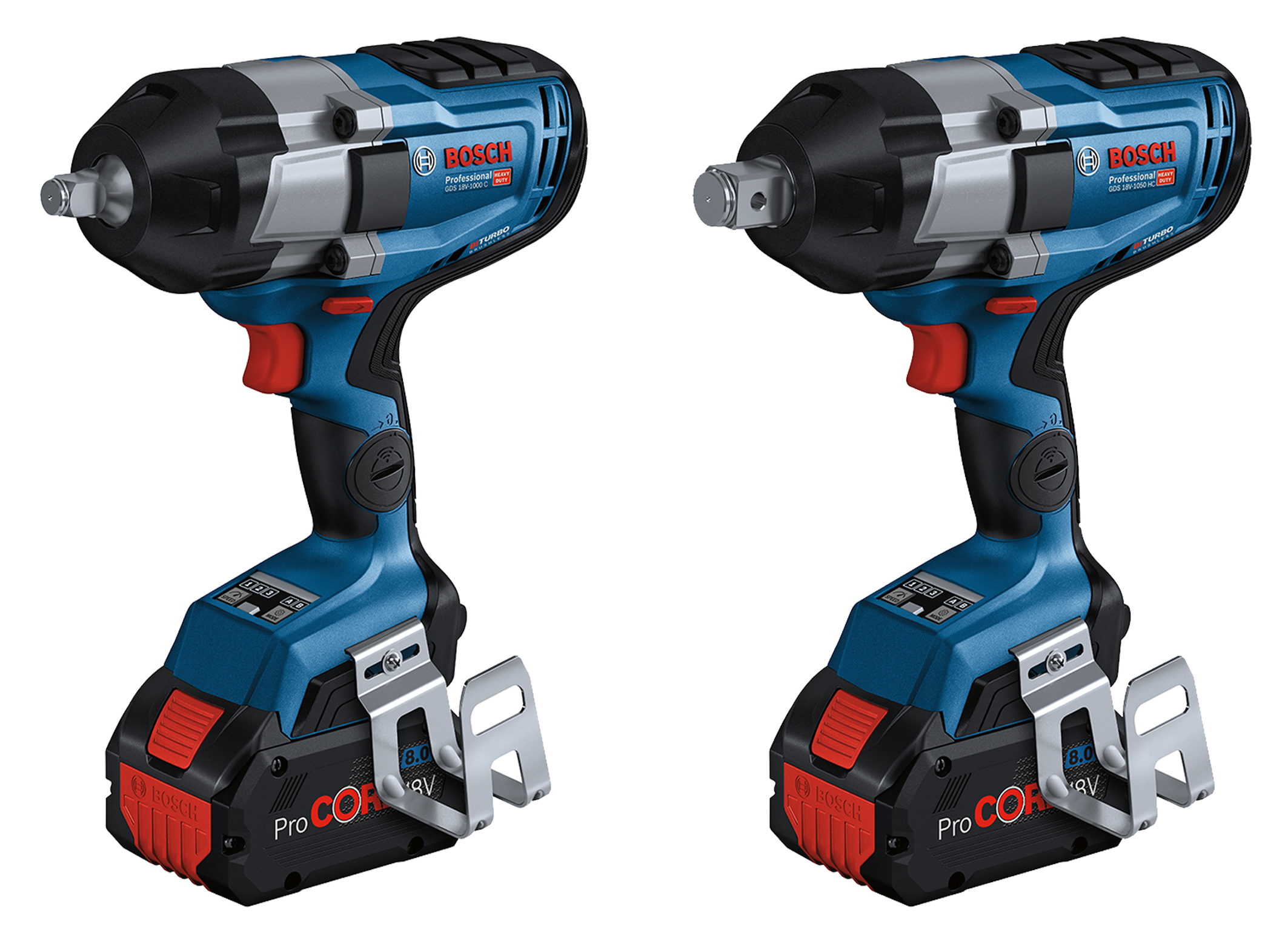 Now with user interface and connectivity: Biturbo impact wrenches from Bosch for pros