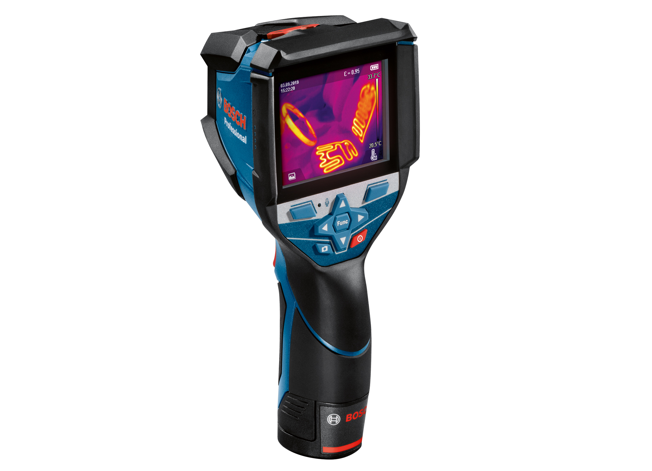 Measure surface temperatures even more precisely: Thermal camera GTC 600 C Professional from Bosch for pros