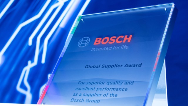 Bosch Global Supplier Award 2021