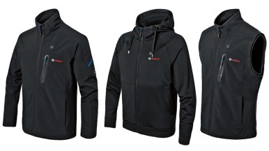 For cold days: Heated workwear from Bosch for professionals