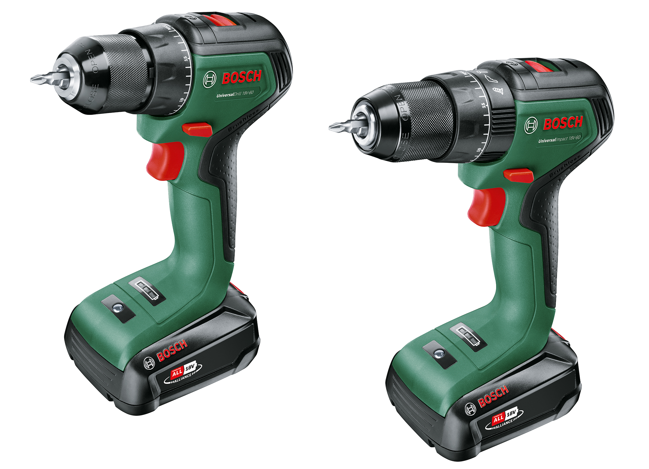 Leistungsstark und ausdauernd: Bosch UniversalDrill 18V-60 und UniversalImpact 18V-60 für Heim und Garten