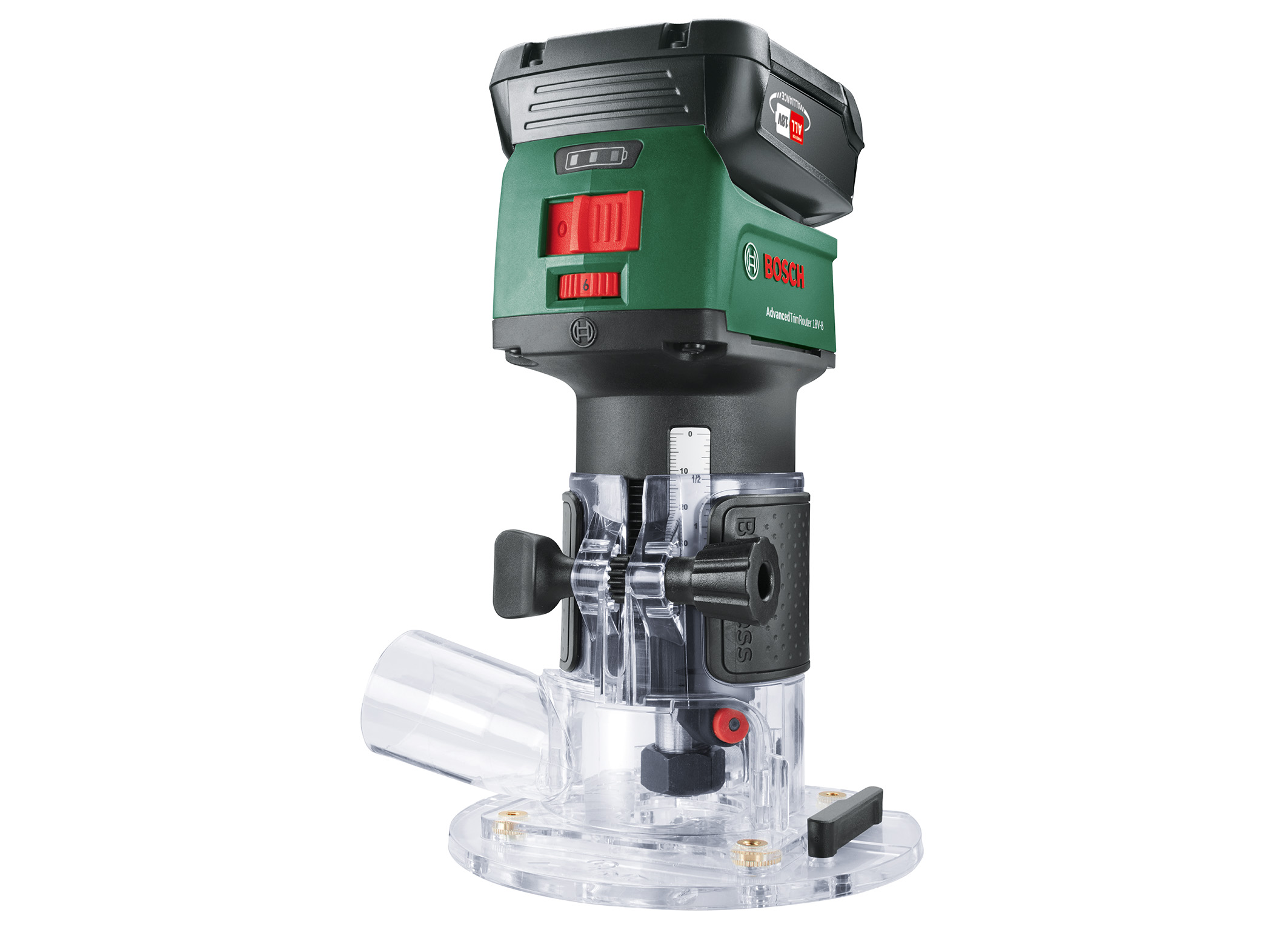 Strong addition in the ‘18V Power for All System’: First cordless trim router from Bosch for DIYers