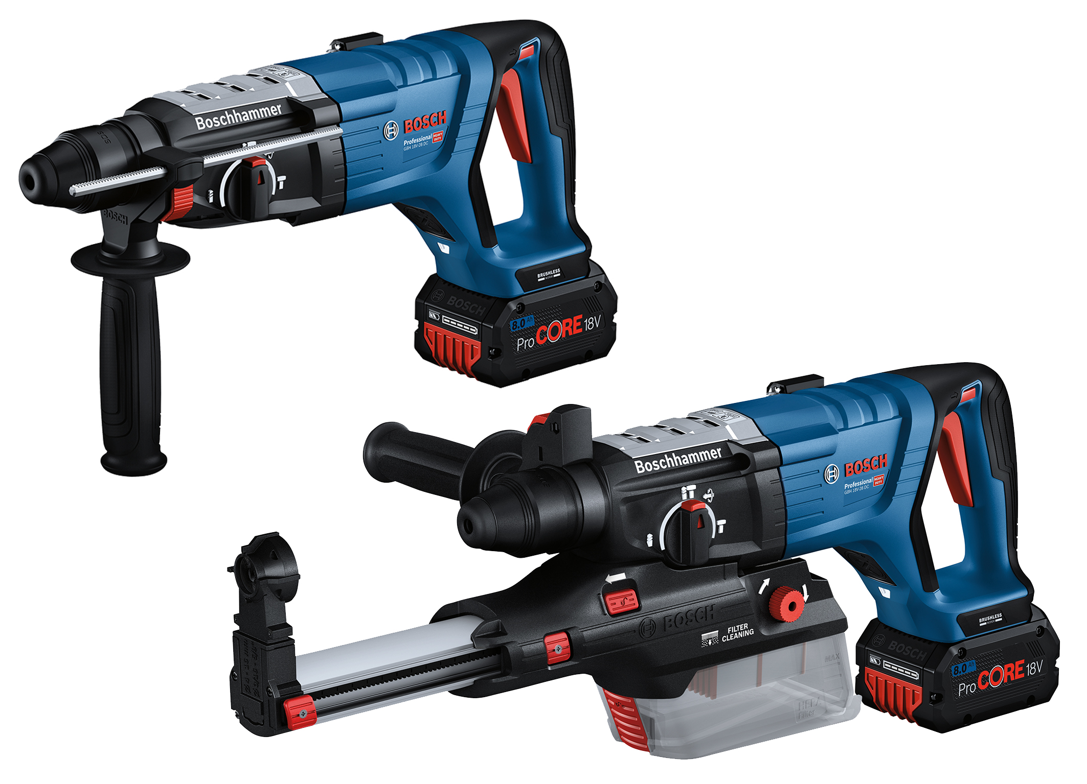 More powerful than its corded counterpart: Bosch GBH 18V-28 DC Professional 18V rotary hammer for professionals