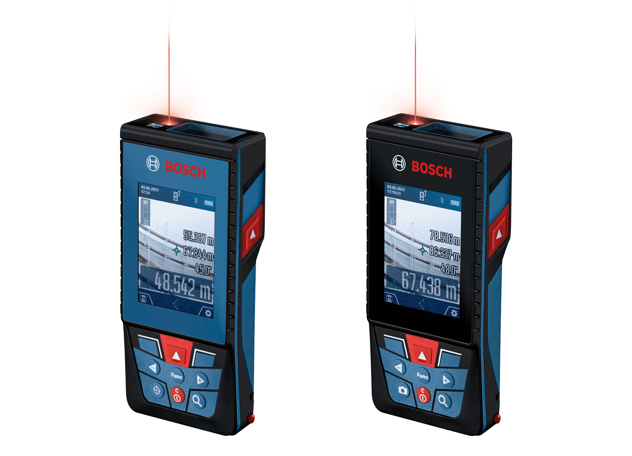 High accuracy over distances up to 150 meters: New Bosch laser measures with camera