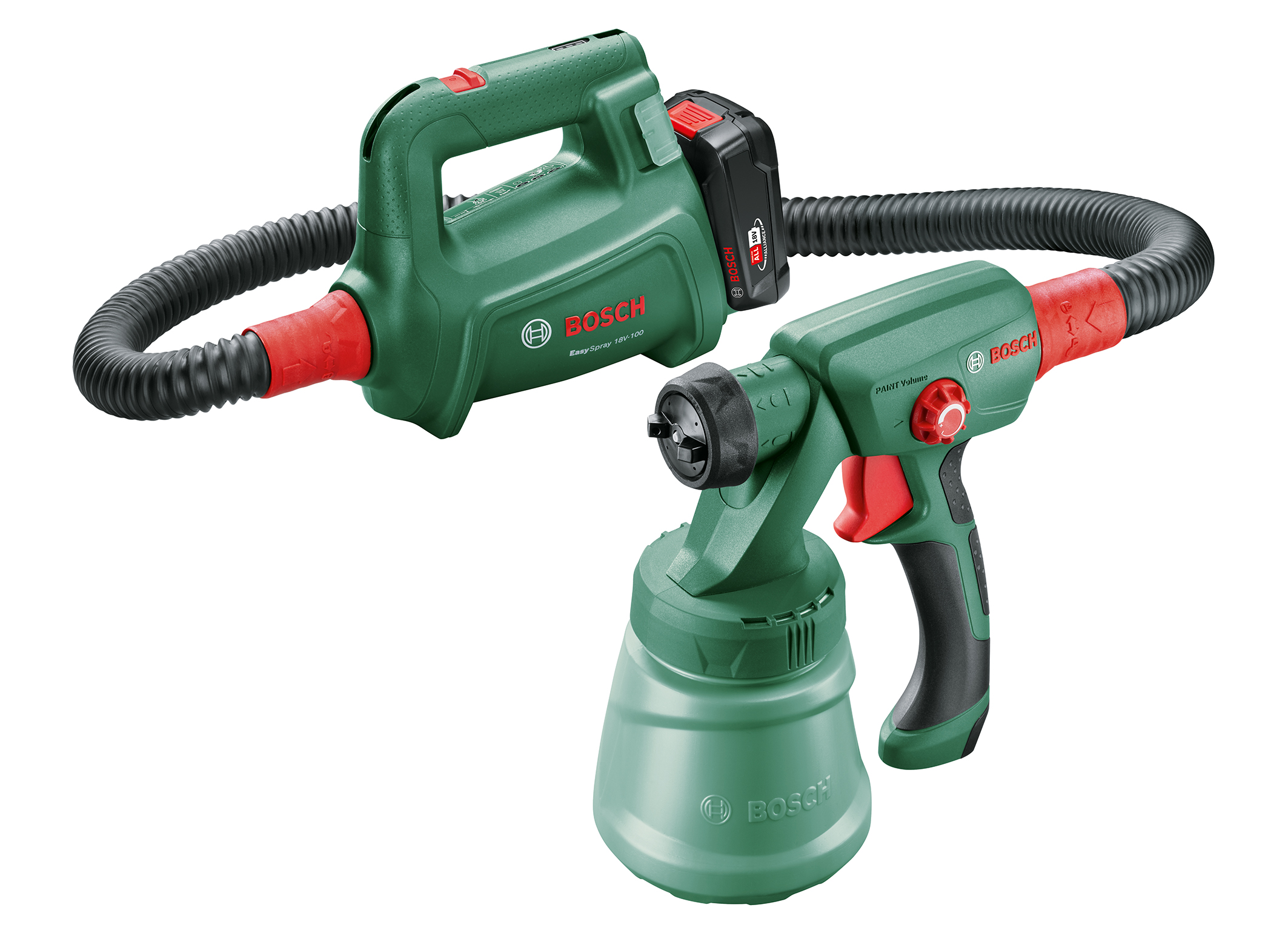 Strong addition in the “18V Power for All System”: First cordless paint spray system from Bosch for DIYers