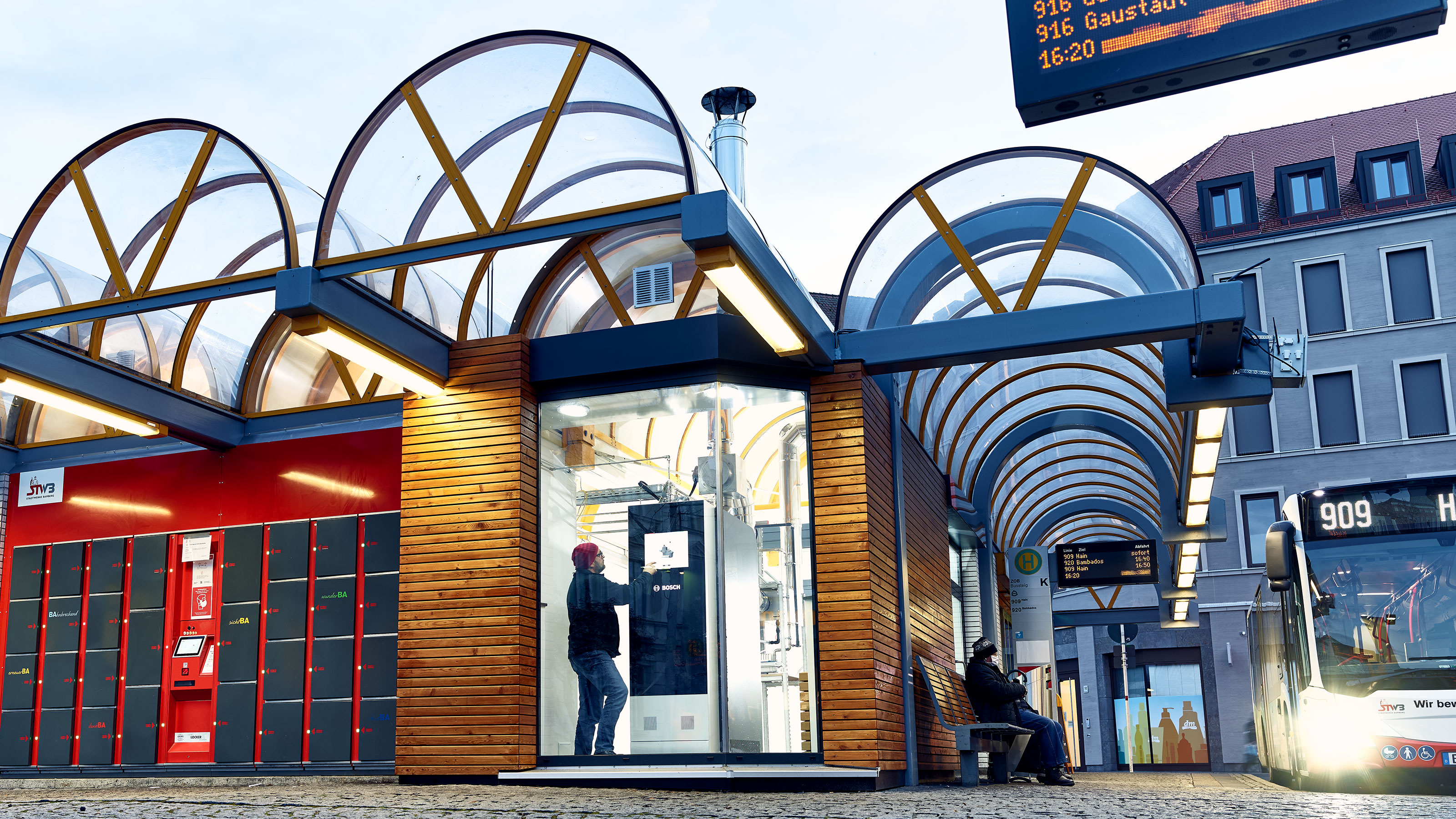 Stationäre Brennstoffzelle für die Stromproduktion in einem Stadtquartier