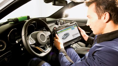 Access to secured vehicle data of various manufacturers via Bosch Secure Diagnos ...