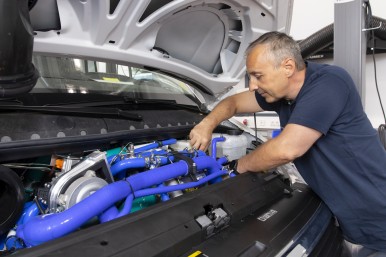 Bosch testet Brennstoffzellen-Transporter