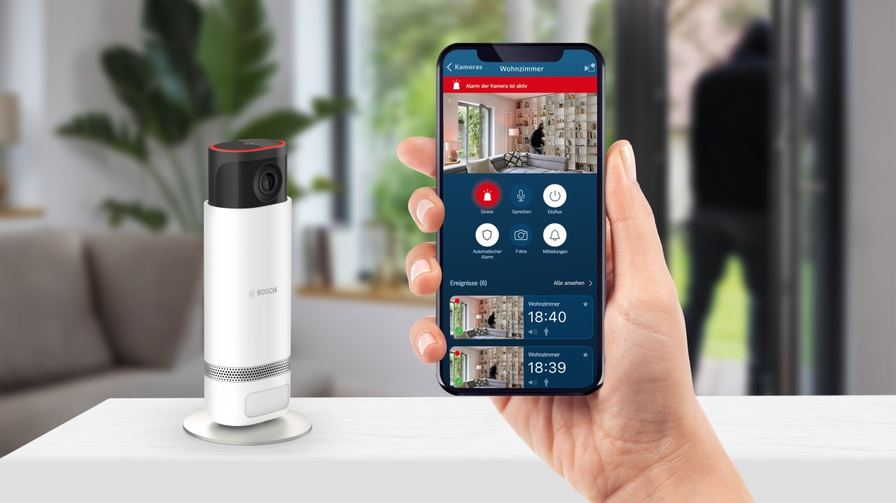 Die neue Bosch Eyes Innenkamera II wird aktiv, wenn's drauf ankommt - Bosch  Media Service