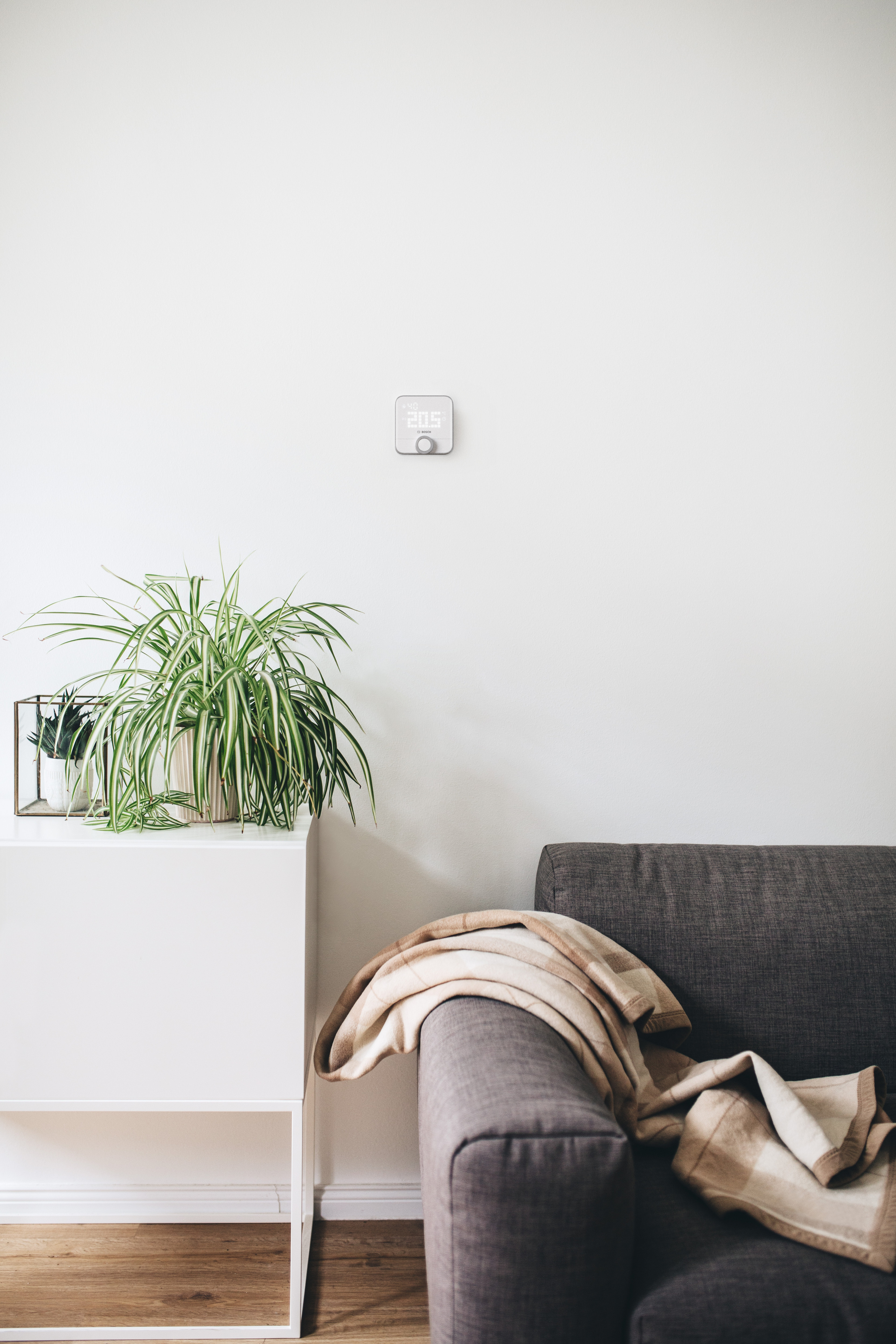 Energiesparend und komfortabel Heizen:  Bosch Smart Home Heizkörper-Thermostat II, Raumthermostat II und Raumthermostat II 230 V 
