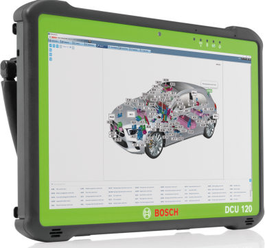 New Bosch DCU 120 tablet PC with 11.6-inch full HD display and fast microprocessor