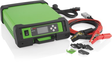 Neuer BAT 6120 von Bosch vereint 12 Volt-Batterielader und Stromversorgung in ei ...
