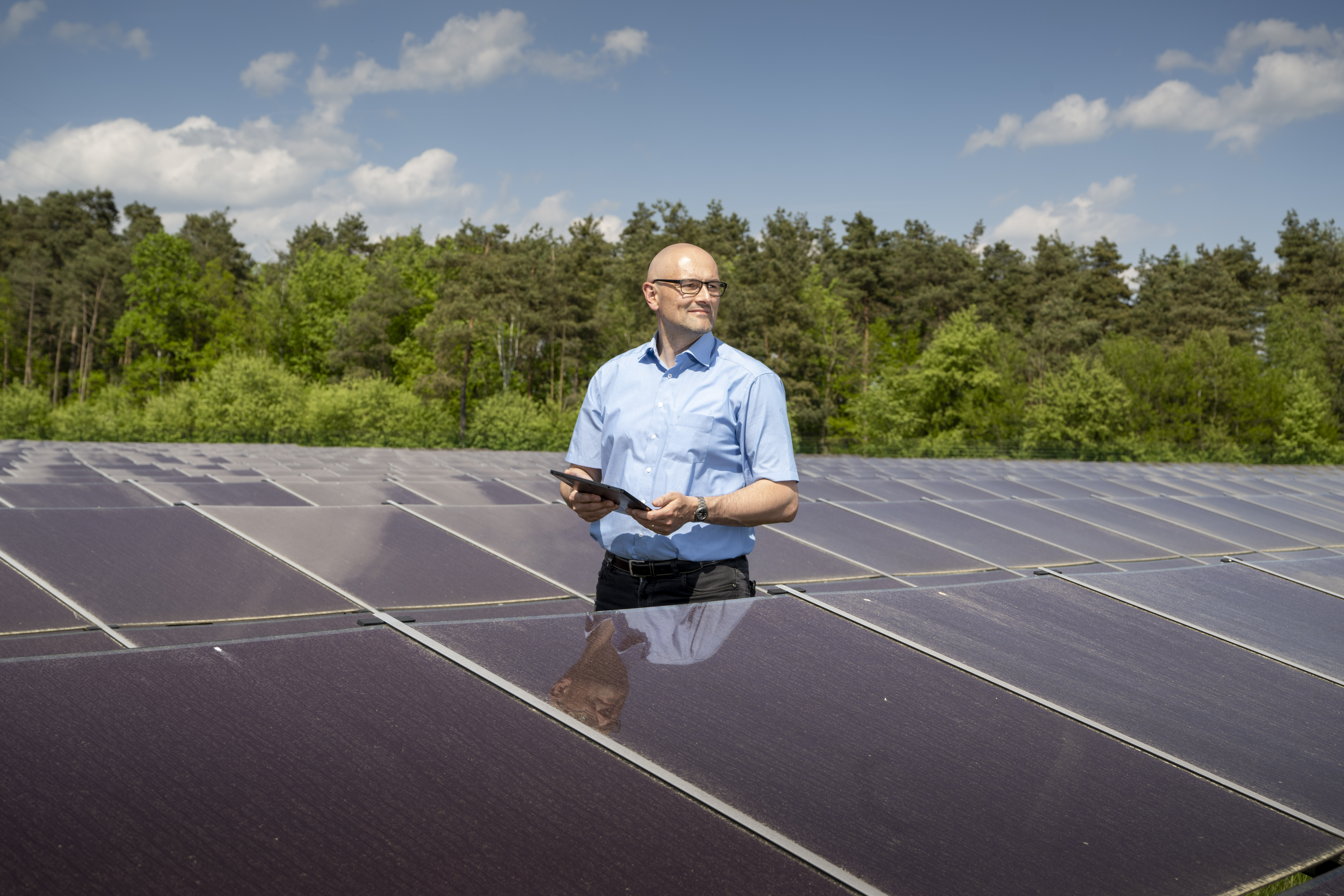 Grünstromproduktion mit einer Photovoltaik-Anlage in Homburg