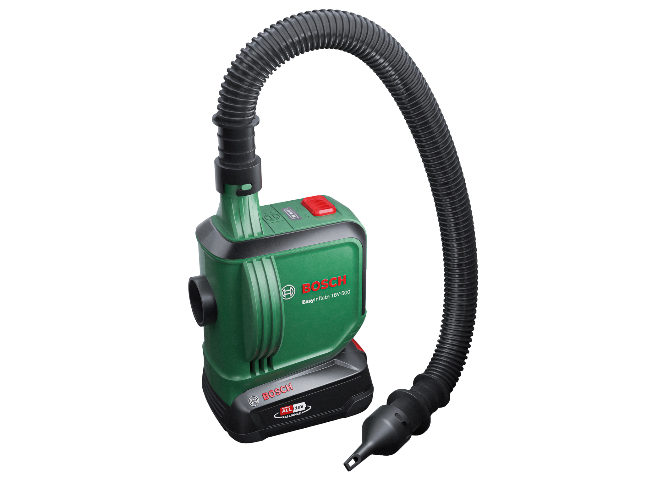 Bosch Bosch elektrische Luftpumpe/Luftkompressor UniversalPump 18V & pumpe/Luftpumpe  für Luftmatratze EasyInflate 18V-500 (ohne Akku; 18 Volt System; zum  Aufblasen und Entleeren; im Karton) : : Auto & Motorrad