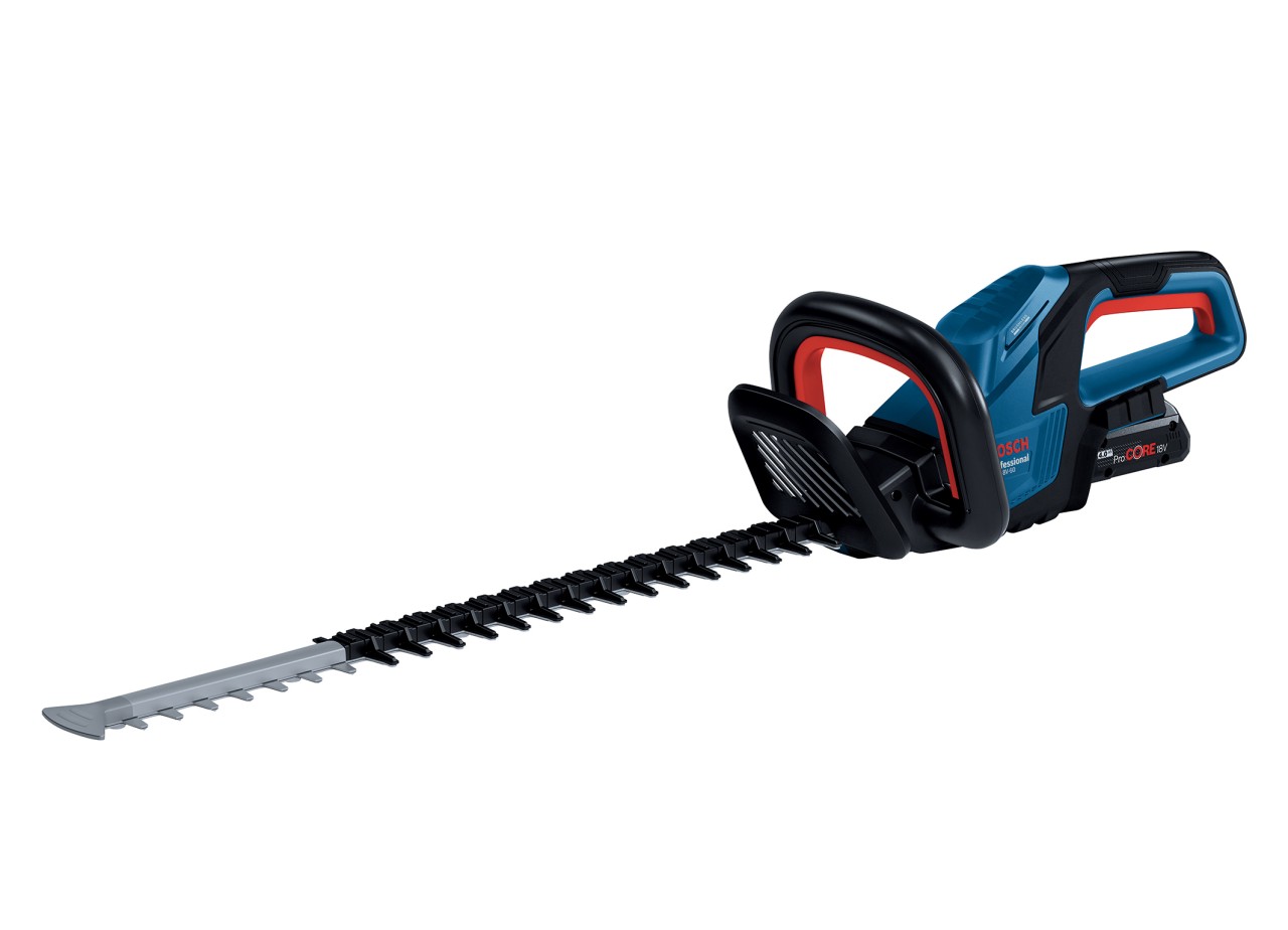 Erstmals im „Professional 18V System“ Gartengeräte wie Akku