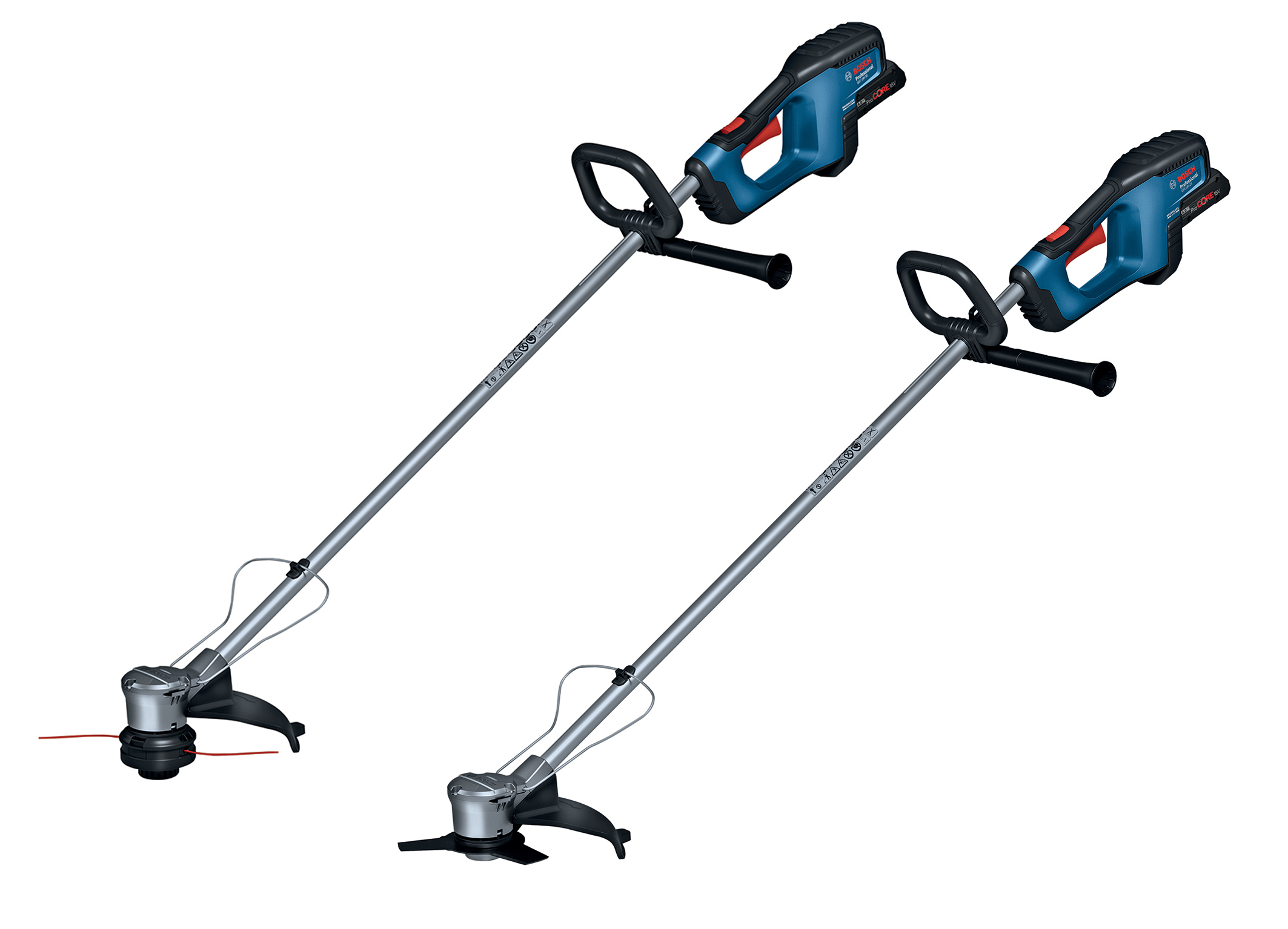 New growth in the Professional 18V System: Outdoor equipment like cordless grass trimmer and brush cutter from Bosch 