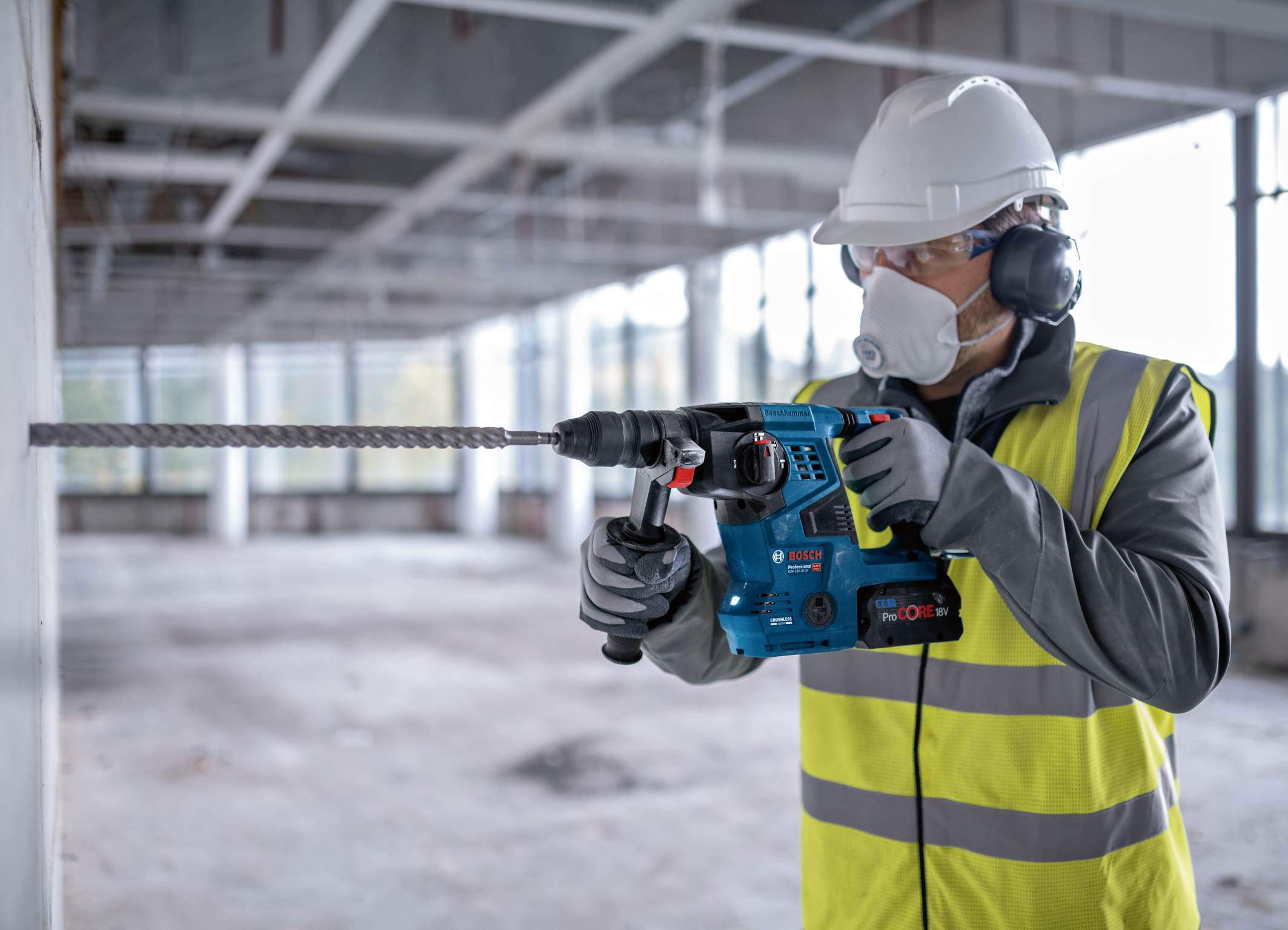 Delivers more impact energy than predecessor: GBH 18V-28 C/CF Professional from Bosch for professionals