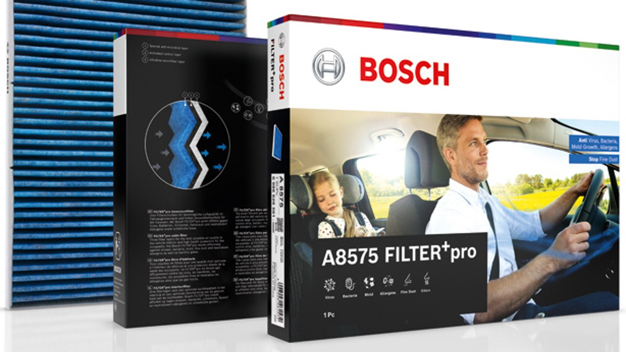 FILTER+pro, the new Bosch cabin filter, for reliable protection against
