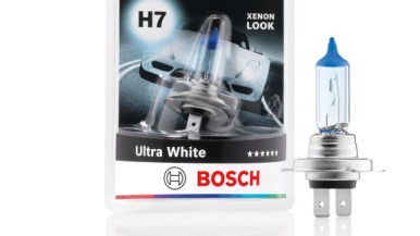 Bosch Ultra White range of halogen bulbs: daylight bulbs for better contrast