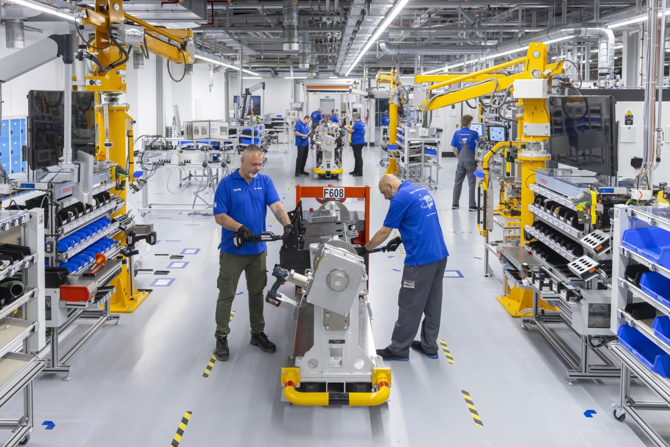 Überblick auf die Fertigung des Fuel Cell Power Module (FCPM) im Werk