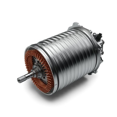 Active parts (rotor and stator) of 800-volt technology for electric vehicles