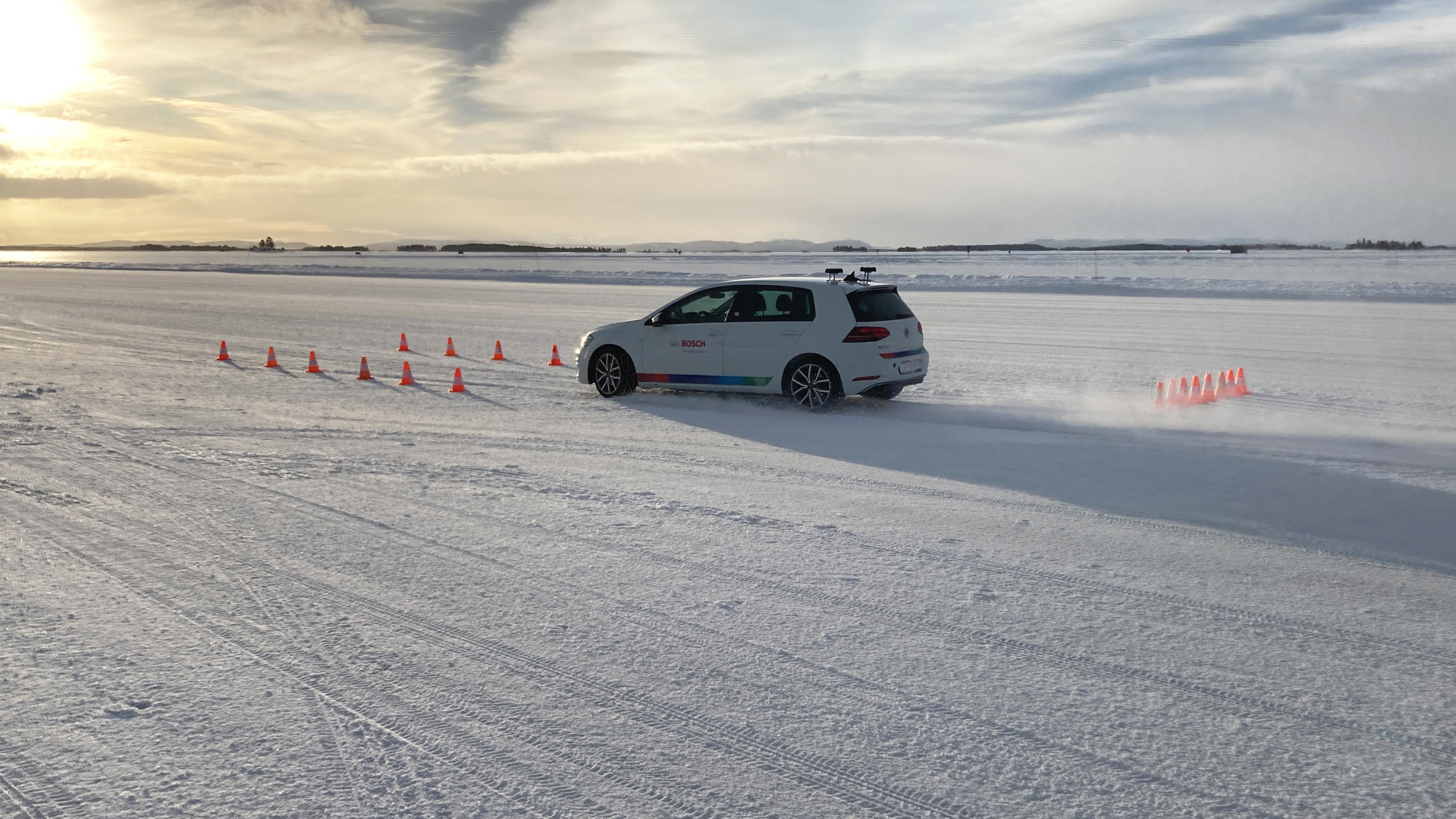 Testfahrt mit der Fahrdynamikregelung 2.0