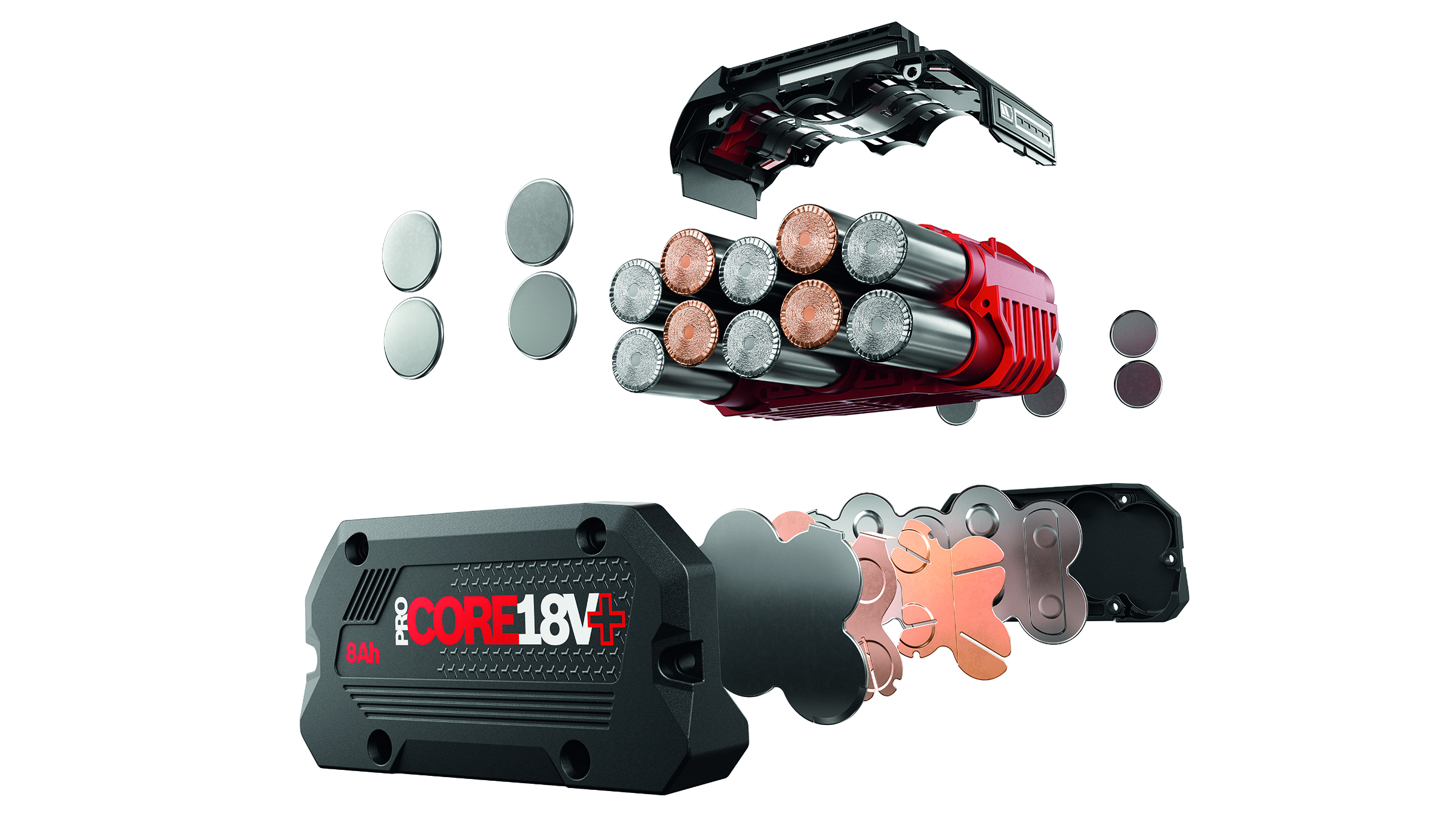 Bosch battery ProCore18V+: Integration of key technologies secures technology leadership 