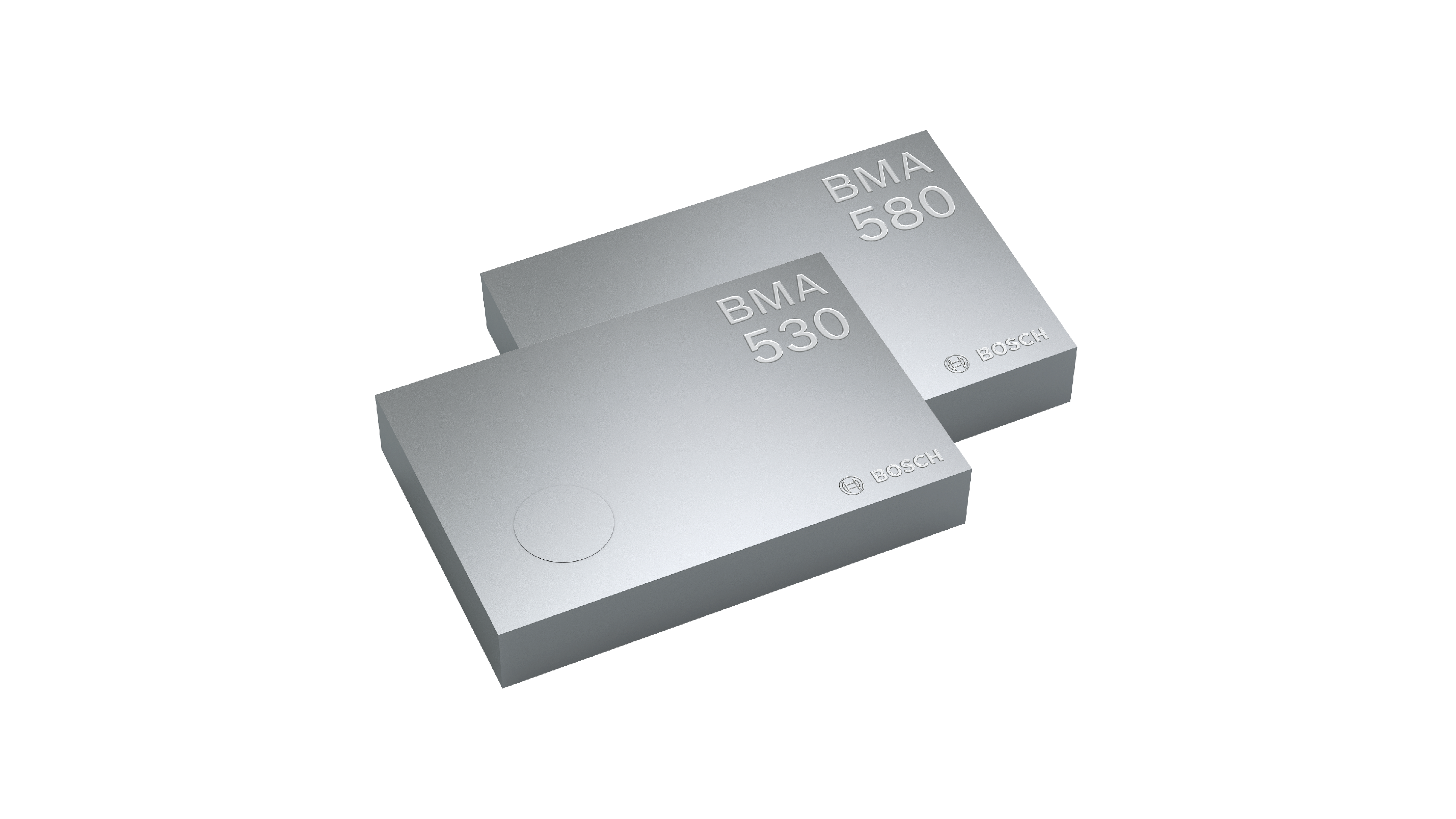 World’s smallest MEMS accelerometers BMA530 and BMA580.