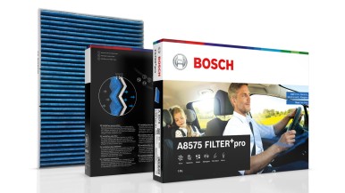 Mit dem weiterentwickelten FILTER+pro für den Fahrzeuginnenraum ersetzt Bosch de ...