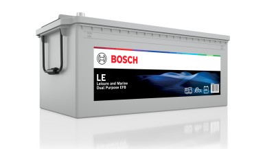 Powerful Bosch leisure and marine batteries featuring AGM and EFB technology