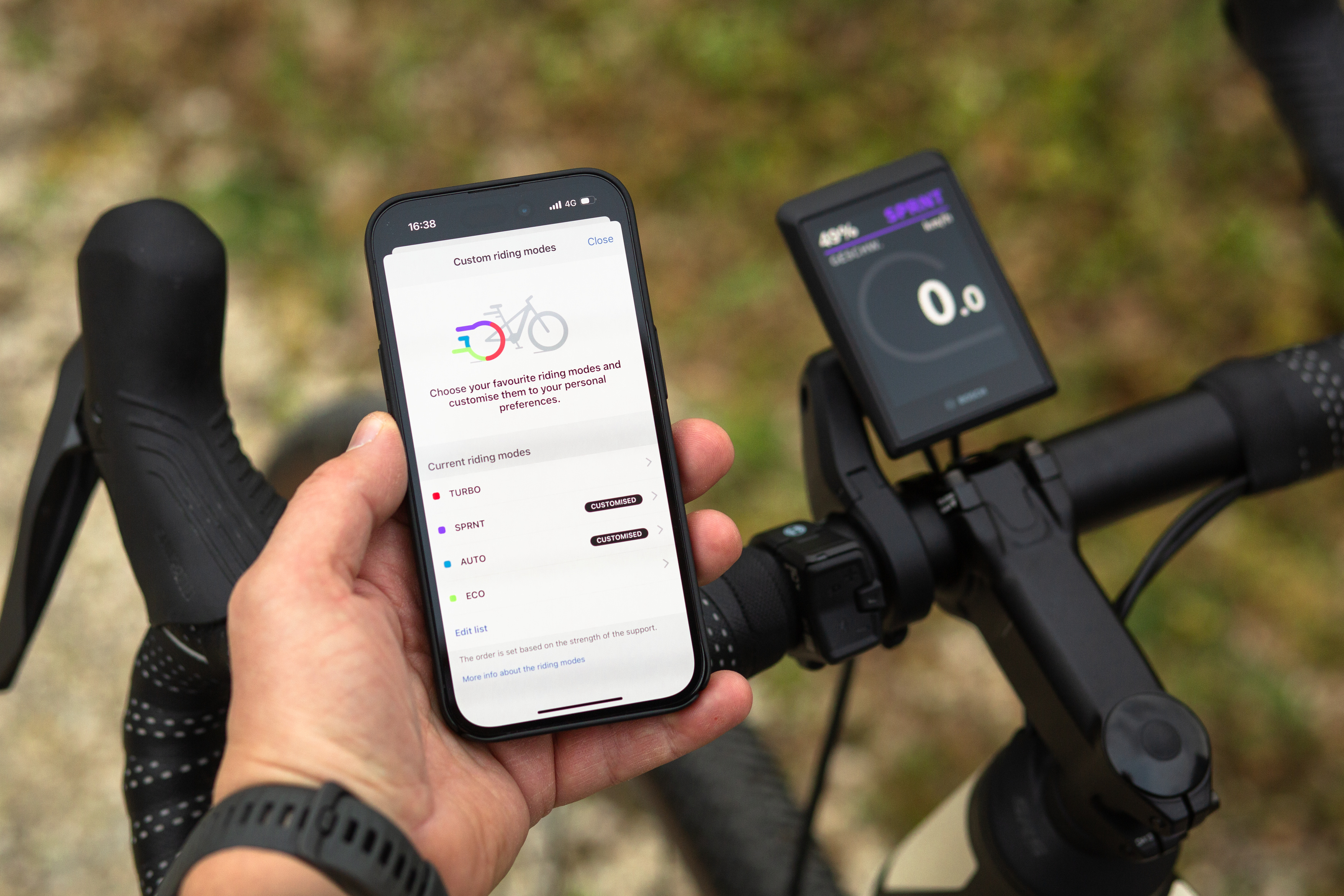 Personalisation: adapting the eBike to individual preferences