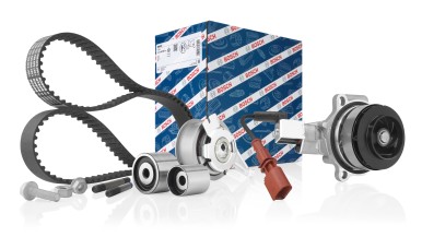 Schaltbare Wasserpumpe im neuen Zahnriemen-Kit von Bosch ermöglicht schnellere M ...