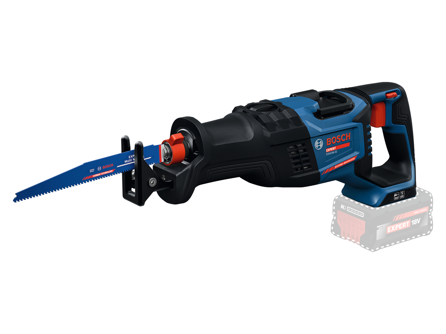 Boschs EXPERT Reciprocating Saw with Powerful Biturbo High-Performance Motor