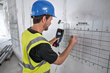 New in Bosch's Top Performance Class: Wall Scanner with AI supported Radar Technology
